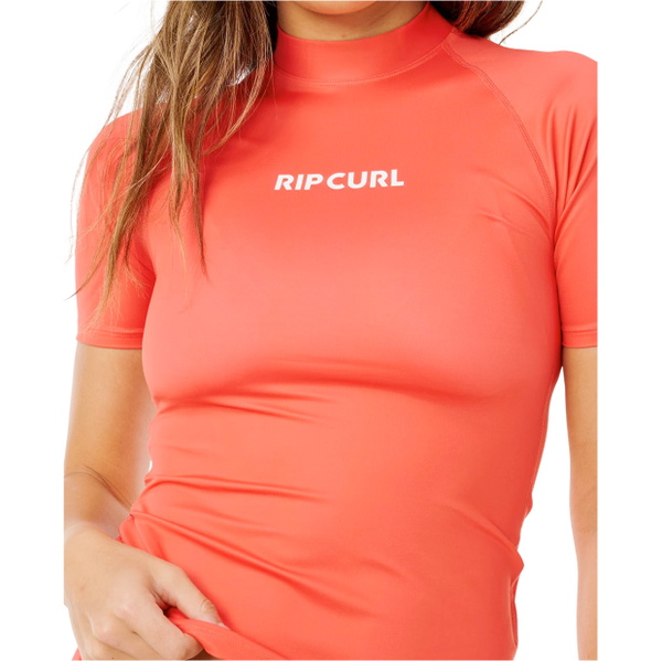 2026 Rip Curl S Klassiske Surf-vest Med Korte ærmer I UPF-lycra Til Kvinder 17NWRV - Red